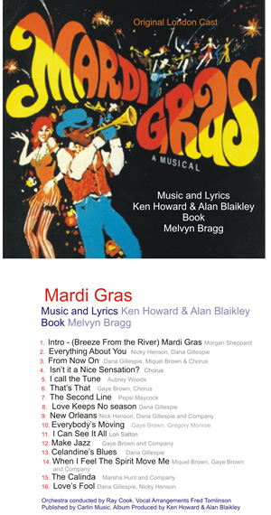Mardi Gras CD cover